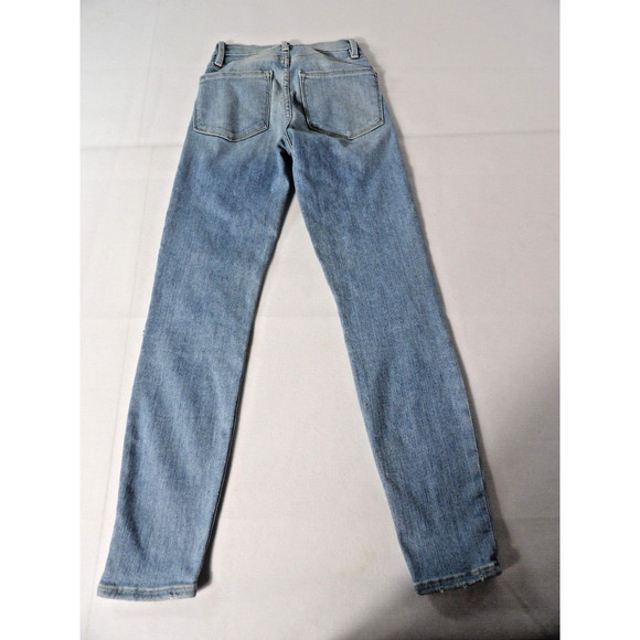 Frame Jeans 23 Ali High Rise Cigarette Skinny Light Wash Firefly READ - Picture 1 of 16